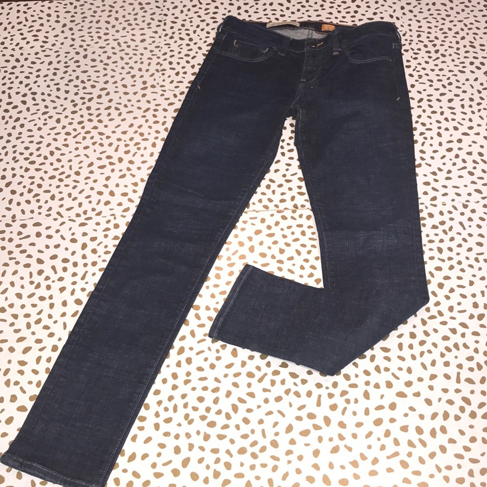 Pilcro and the Letterpress Stet Fit Dark Wash